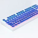 104+6 Backlit PBT Pudding Keycaps OEM Profile DIY Colorway for Mechanical Gaming Keyboard GK61/68/87/104/108 Keys
